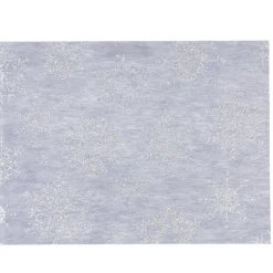 Set de table jetable gris flocons argentés pailletés x8-Gifi Sale