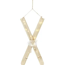 Ski en bois à suspendre, 2 modèles-Gifi Clearance