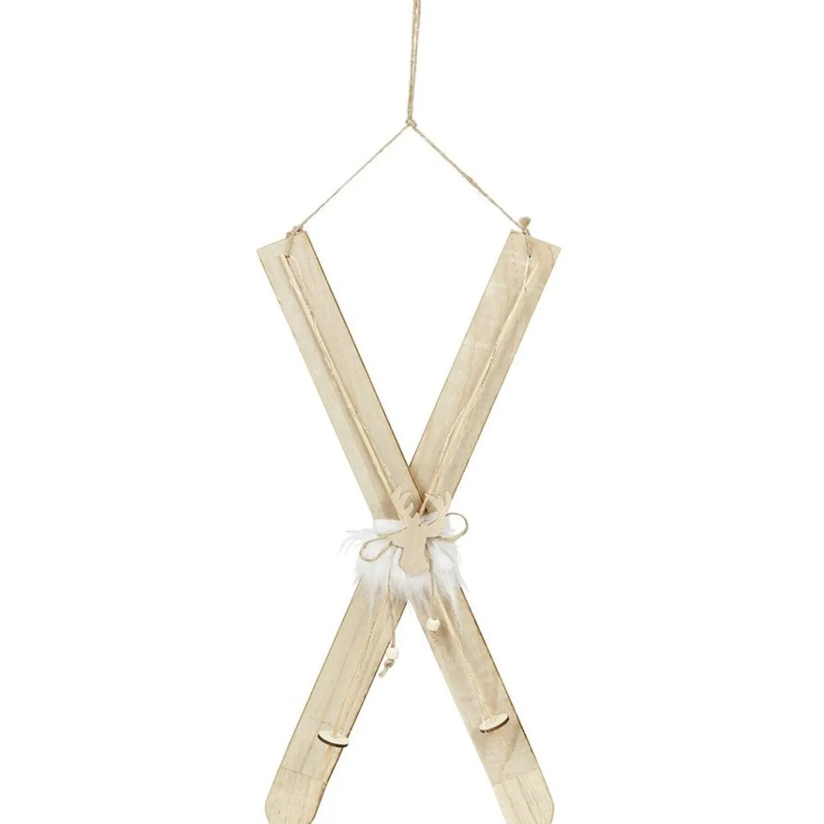 Ski en bois à suspendre, 2 modèles-Gifi Clearance