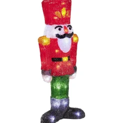 Soldat casse-noisette lumineux acrylique H40cm 40 LED blanc chaud-Gifi Best