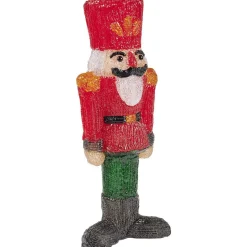 Soldat casse-noisette lumineux acrylique H40cm 40 LED blanc chaud-Gifi Best