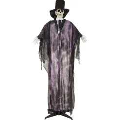 Squelette animé et sonore Halloween H180 cm-Gifi