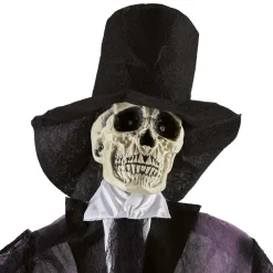 Squelette animé et sonore Halloween H180 cm-Gifi