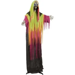 Squelette sonore et lumineux à LED décoration Halloween néon-Gifi Clearance