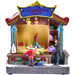 Stand de jeux de fête foraine animé lumineux musical Village de Noël-Gifi Discount