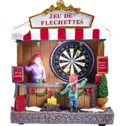 Stand de jeux de fête foraine animé lumineux musical Village de Noël-Gifi Discount