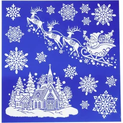 Sticker blanc pour fenêtre Noël-Gifi Clearance