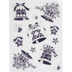 Sticker de fenêtre électrostatique Noël-Gifi New