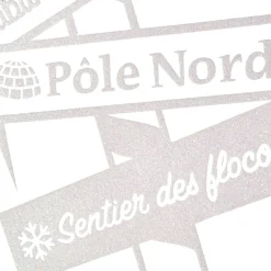 Sticker de fenêtre panneau de Noël blanc-Gifi Online