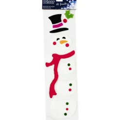 Sticker gel Père Noël ou Bonhomme de neige pour fenêtre-Gifi Sale
