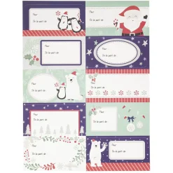 Sticker pour cadeau Noël x10-Gifi Hot