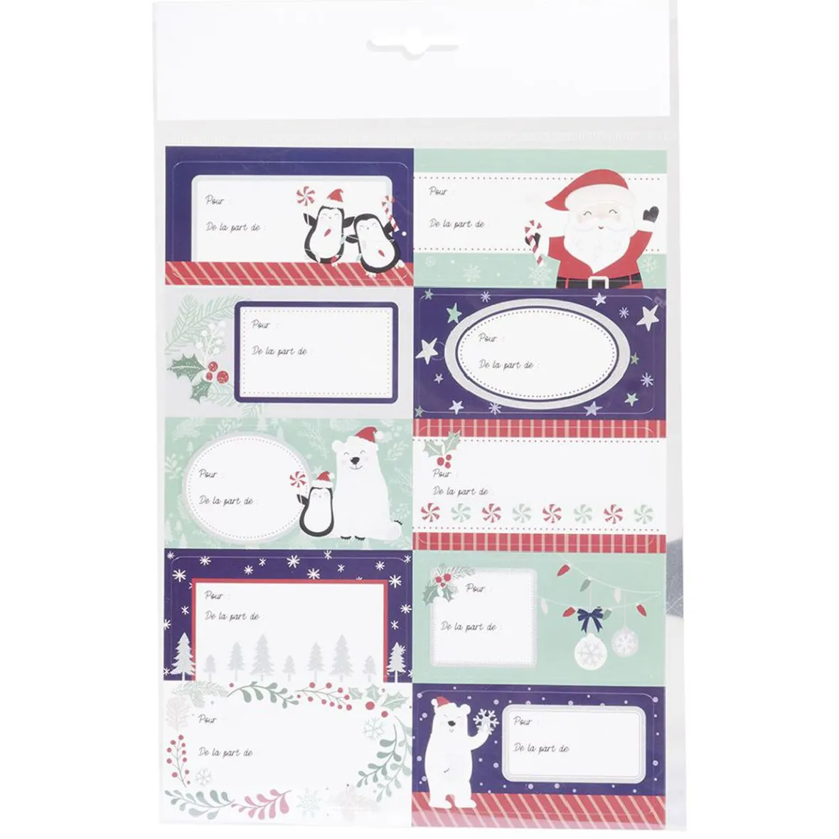 Sticker pour cadeau Noël x10-Gifi Hot