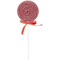 Sucette de Noël à planter rouge Ø14xH40cm-Gifi Online