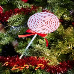 Sucette de Noël à planter rouge Ø14xH40cm-Gifi Online