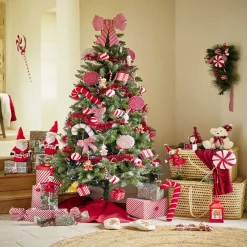 Sucette de Noël à planter rouge Ø14xH40cm-Gifi Online