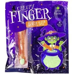 Sucette Halloween en forme de doigt avec poudre-Gifi Outlet