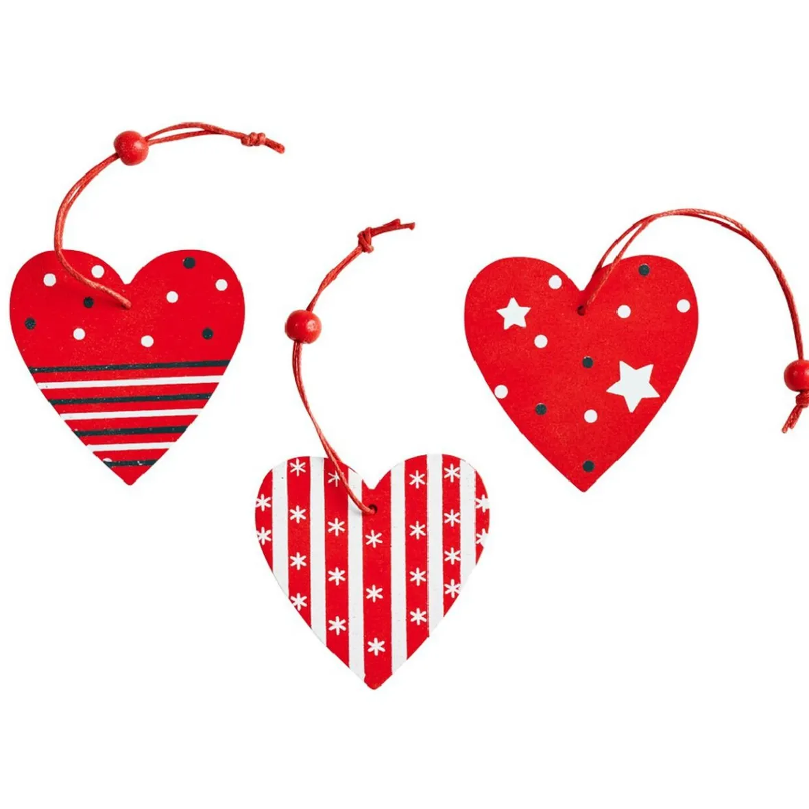 Sujet de Noël rouge et vert à suspendre x36-Gifi Online