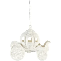 Suspension carrosse de Noël givré-Gifi Hot