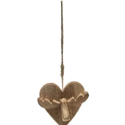 Suspension coeur et corne de cerf Noël-Gifi Hot