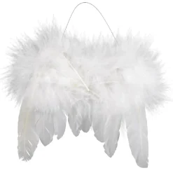 Suspension décor effet plume blanc-Gifi Best