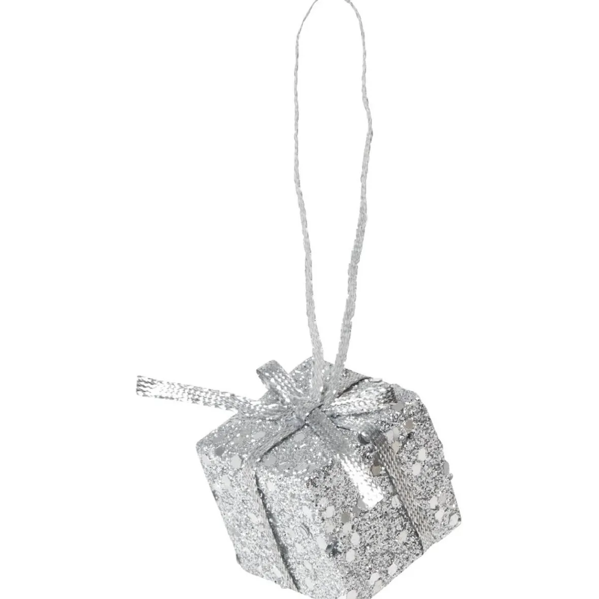 Suspension décoration sapin Noël argentée x30-Gifi New