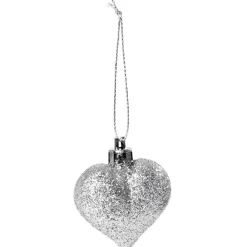 Suspension décoration sapin Noël argentée x30-Gifi New