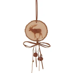 Suspension de Noël avec motif renne debout-Gifi Clearance