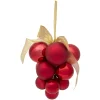 Suspension de Noël boules grappe rouge-Gifi Clearance