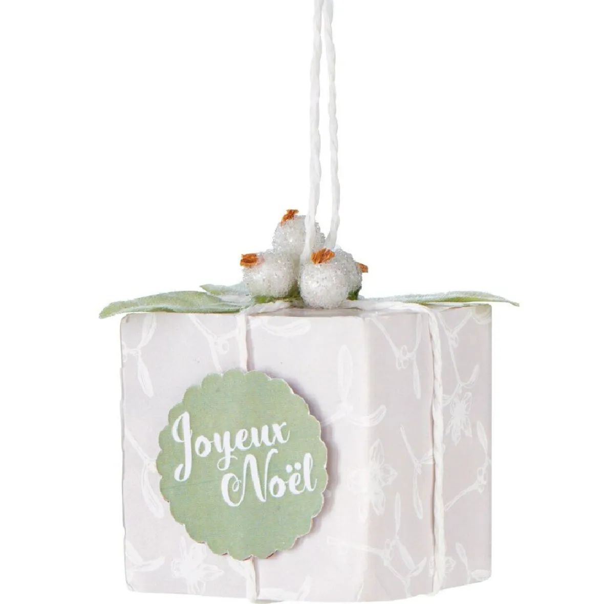 Suspension de Noël cadeau miniature-Gifi