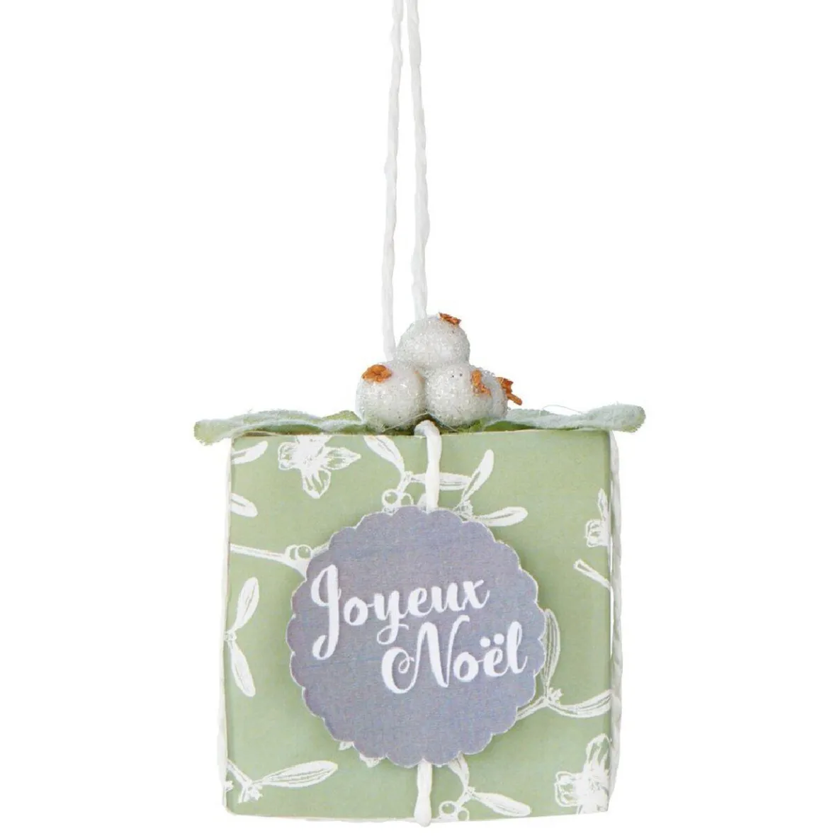 Suspension de Noël cadeau miniature-Gifi