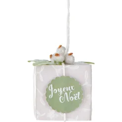 Suspension de Noël cadeau miniature-Gifi