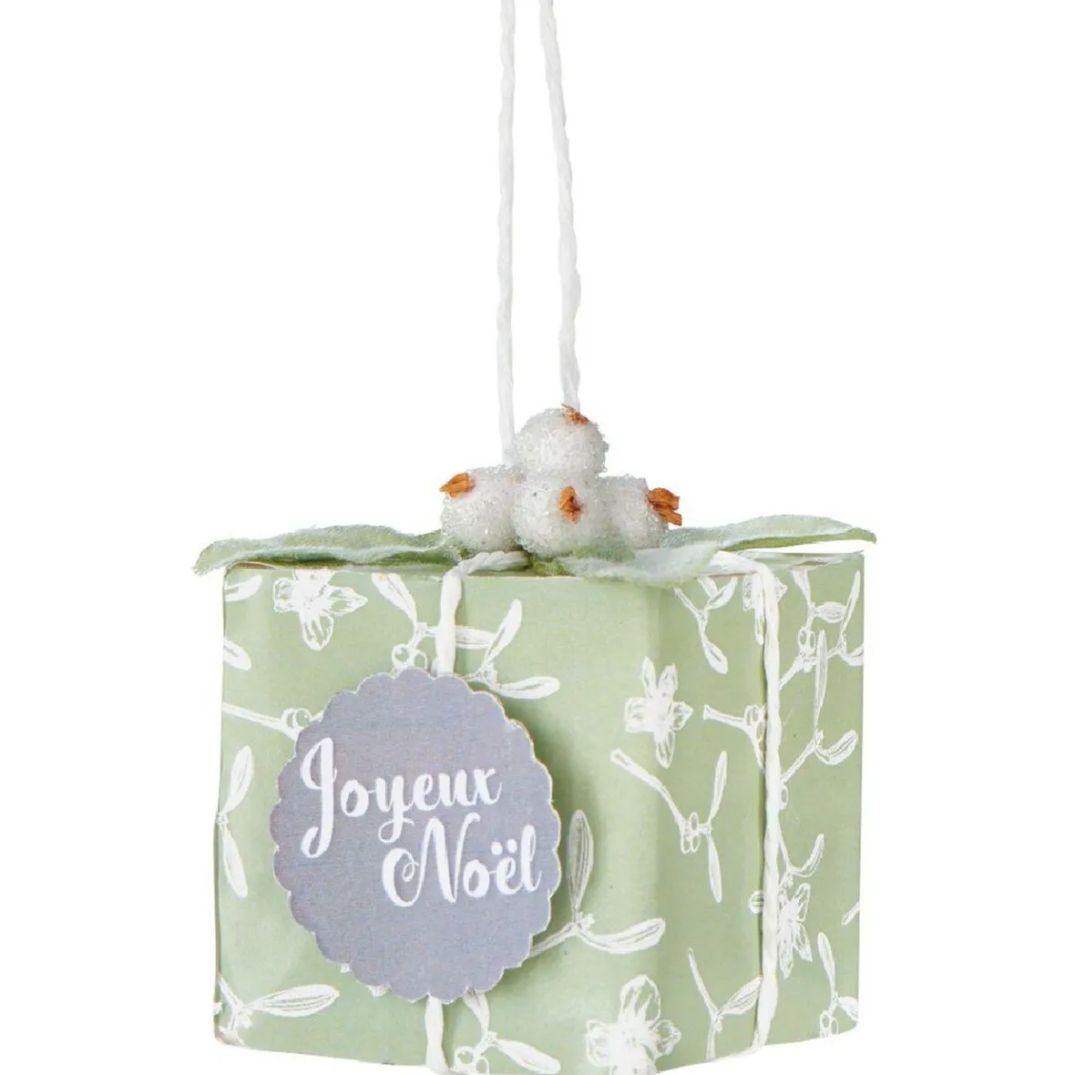 Suspension de Noël cadeau miniature-Gifi