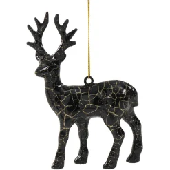 Suspension de Noël design renne craquelé-Gifi Online