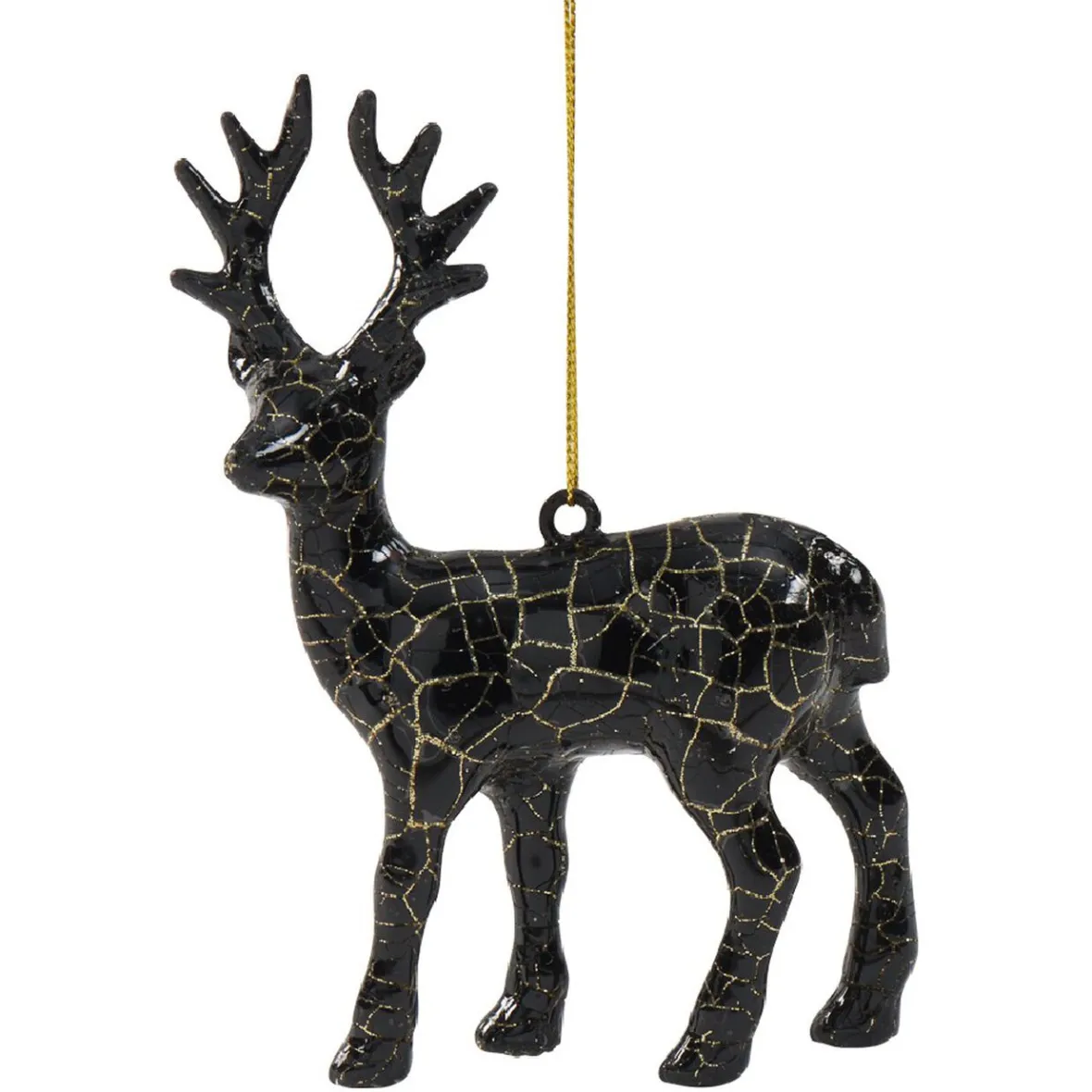 Suspension de Noël design renne craquelé-Gifi Online