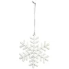 Suspension de Noël Flocon de neige blanc ou gris-Gifi Clearance