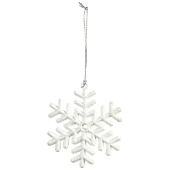 Suspension de Noël Flocon de neige blanc ou gris-Gifi Clearance