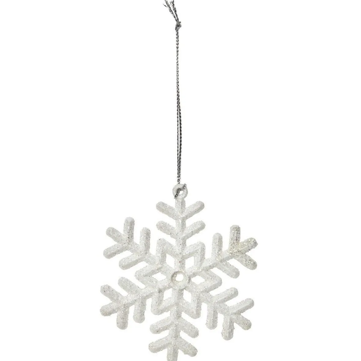 Suspension de Noël Flocon de neige blanc ou gris-Gifi Clearance