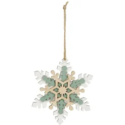 Suspension de Noël flocon esprit scandinave-Gifi Hot