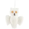 Suspension de Noël forme animale blanche-Gifi