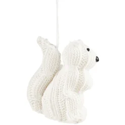 Suspension de Noël forme animale blanche-Gifi