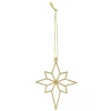 Suspension de Noël forme en métal doré-Gifi Discount
