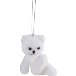 Suspension de Noël forme ours blanc-Gifi Online