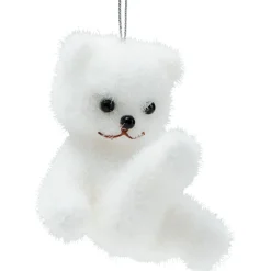 Suspension de Noël forme ours blanc-Gifi Online