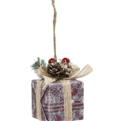 Suspension de Noël forme paquet cadeau-Gifi Sale