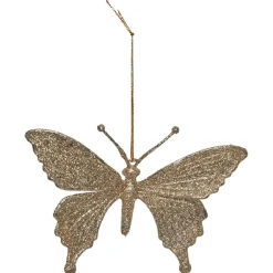 Suspension de Noël forme papillon brillant-Gifi Best