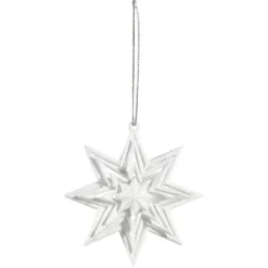 Suspension de Noël forme Étoile velours poudré-Gifi New