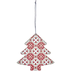 Suspension de Noël forme vintage en bois-Gifi Online