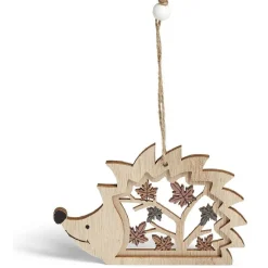 Suspension de Noël forêt en bois ajouré H10cm - 4 modèles-Gifi Clearance