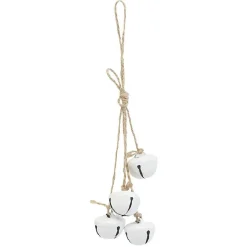 Suspension de Noël grelot en métal x4-Gifi Hot