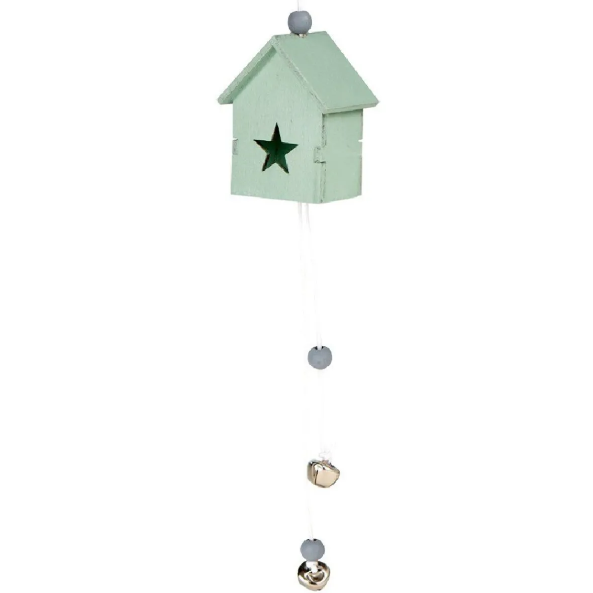 Suspension de Noël maisonnette en bois-Gifi Best